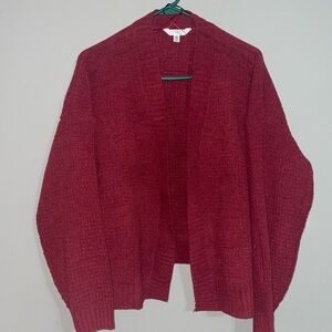 Time and Tru Deep Red Open Cardigan XXL BNWT